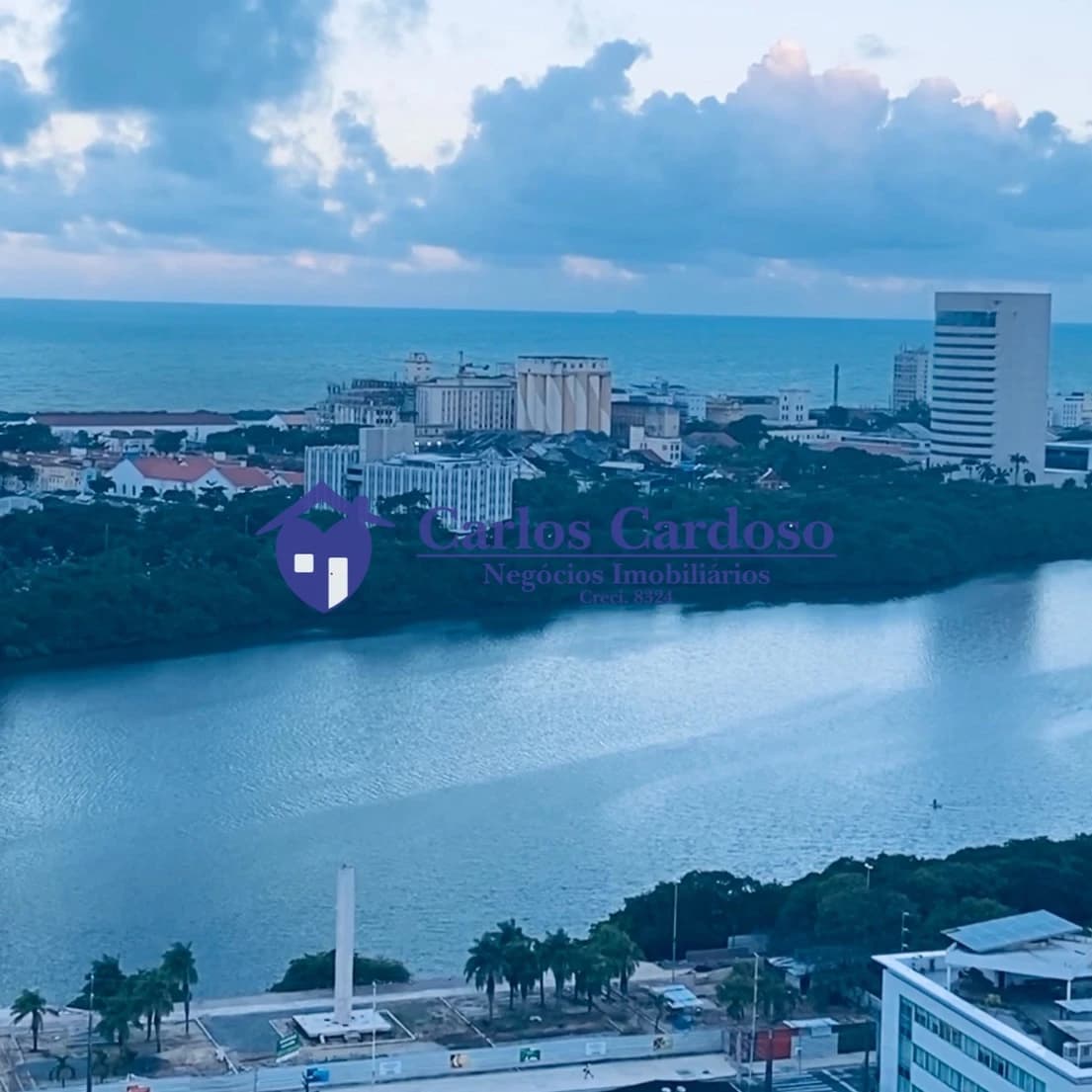 Apartamento 2 quartos no Aurora Trend | Nascente | Andar alto | Vista rio e mar